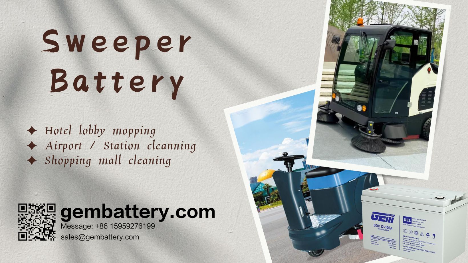 Sweeper Battery