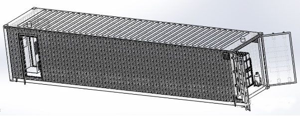 Use the side maintenance door type