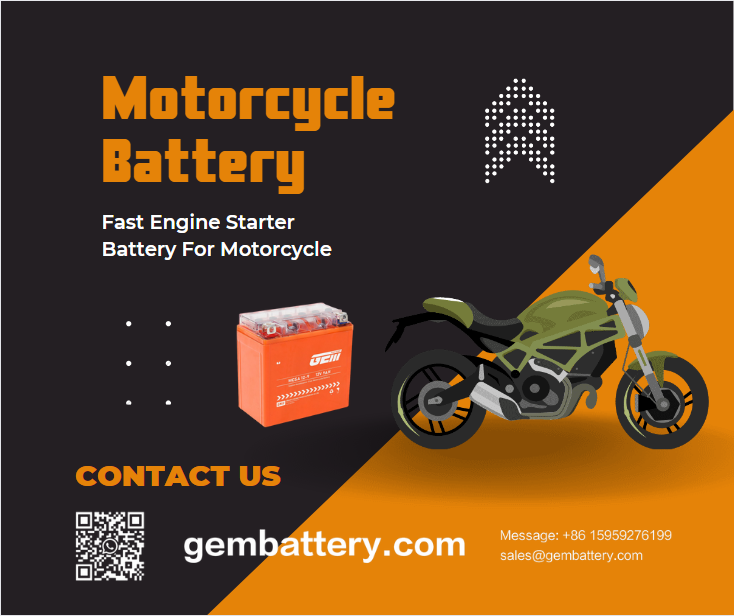 motorcycle lead acid batteries