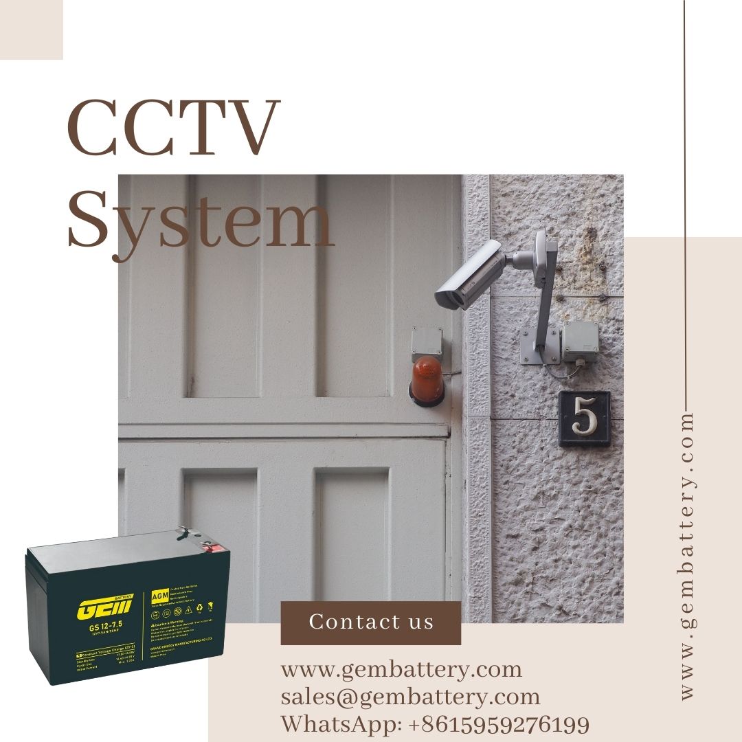 CCTV system battery