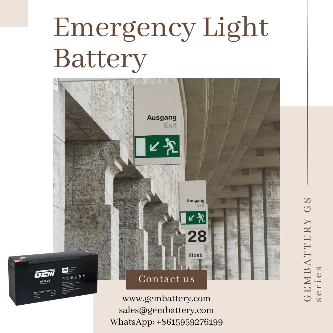 emergency light battery