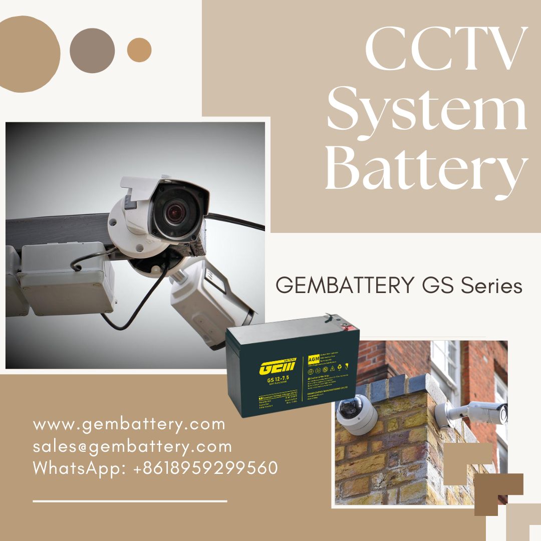 CCTV system battery