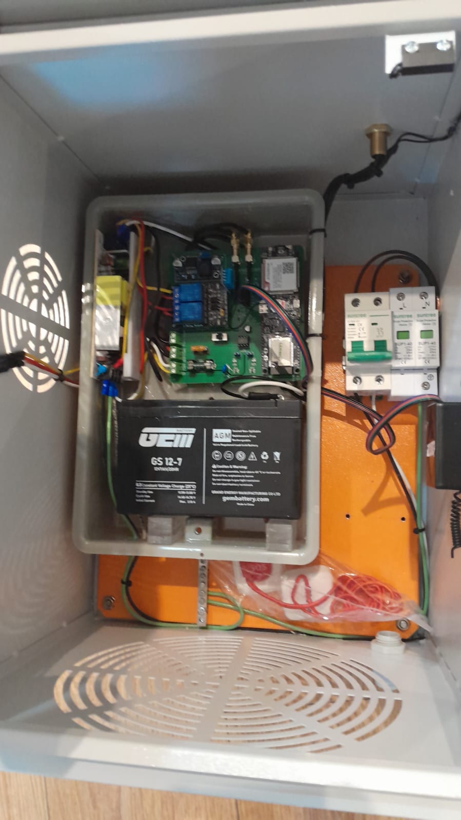 home CCTV system battery