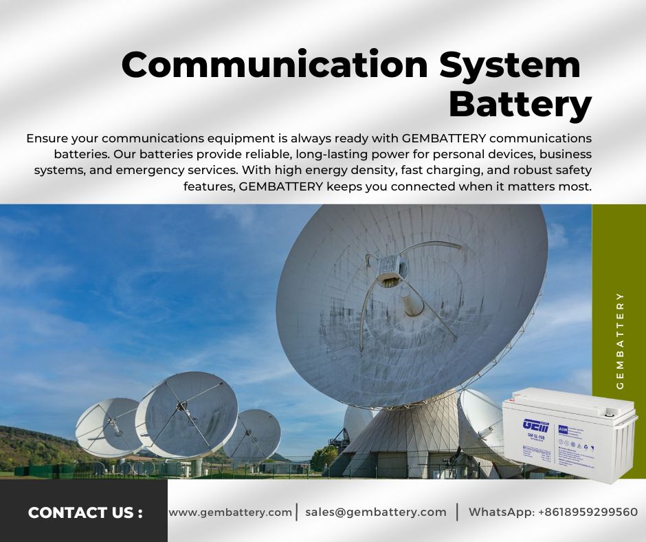 communication system battery