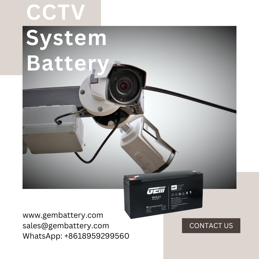 CCTV system battery