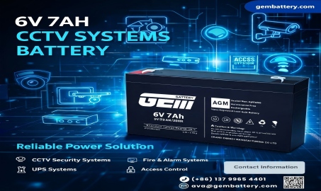 GEMBATTERY GS Series AGM Batteries for Home Security Systems