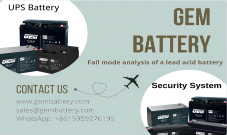 Failure mode analysis of a lead acid battery