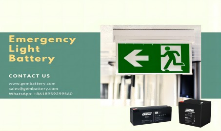 Illuminate every emergency moment, GEMBATTERY GS series emergency light battery