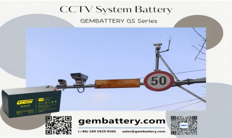 Strong protection: GEMBATTERY GS series CCTV batteries