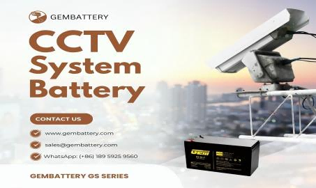 GEMBATTERY GS series CCTV lead-acid batteries, the power cornerstone of security monitoring